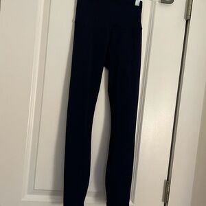 Lulu Lemon Leggings Navy Blue Size 0: Wunder Train High-Rise Tight 25"